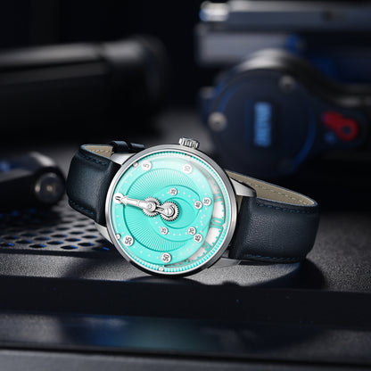 Aqua blue